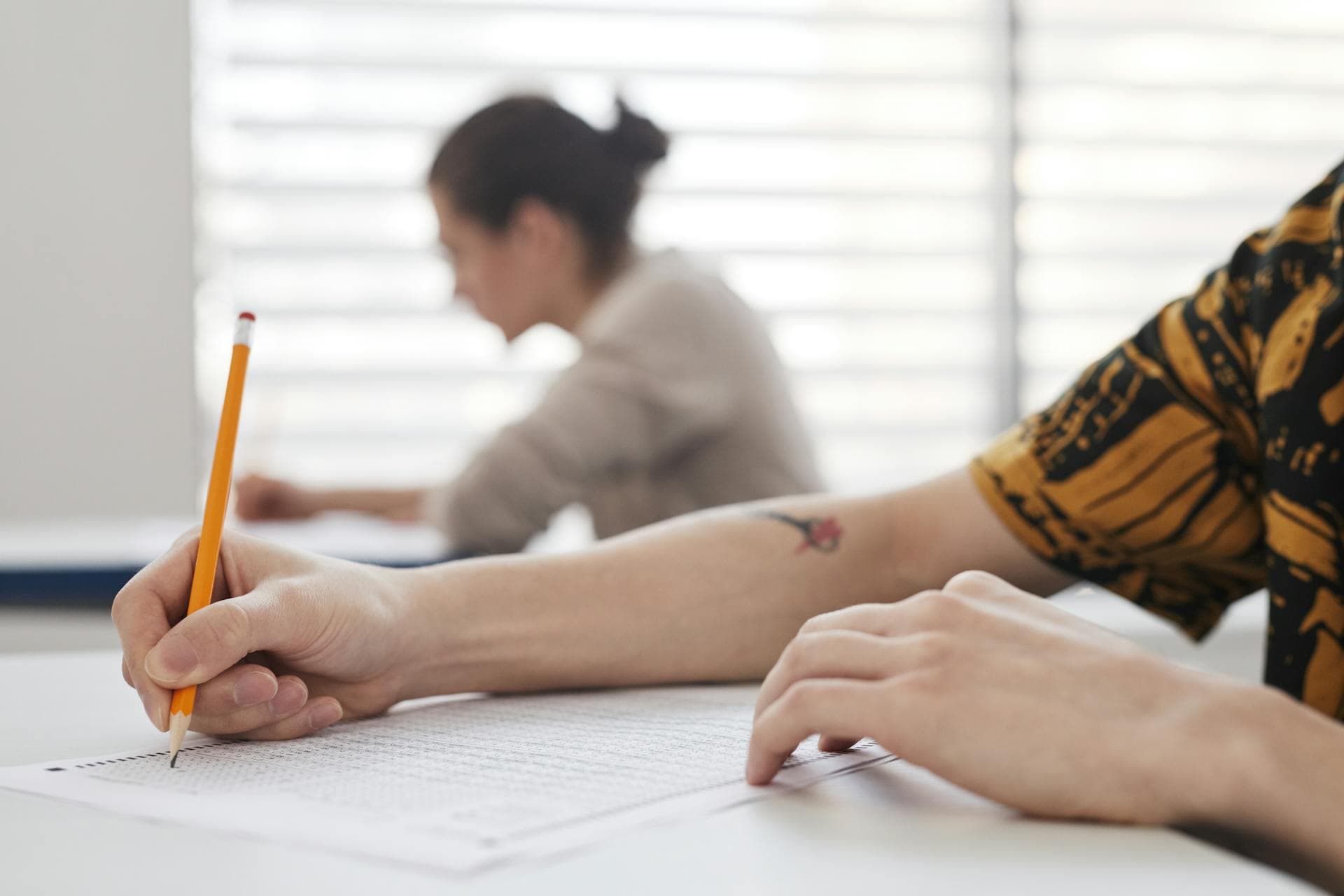 Students preparing for government exams